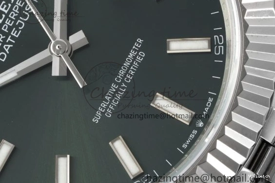 904L Best 41 1:1 Bracelet Steel Edition NTF Green Dial VR3235 126334 Stick on Jubilee DateJust 0316